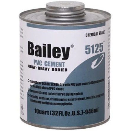 چسب UPVC بیلی مدل L-5125 وزن ۵۰۰ گرم